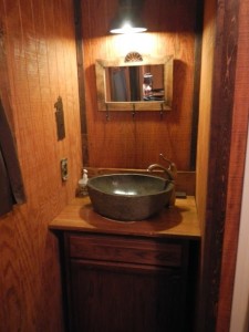 Shady Pines stone sink